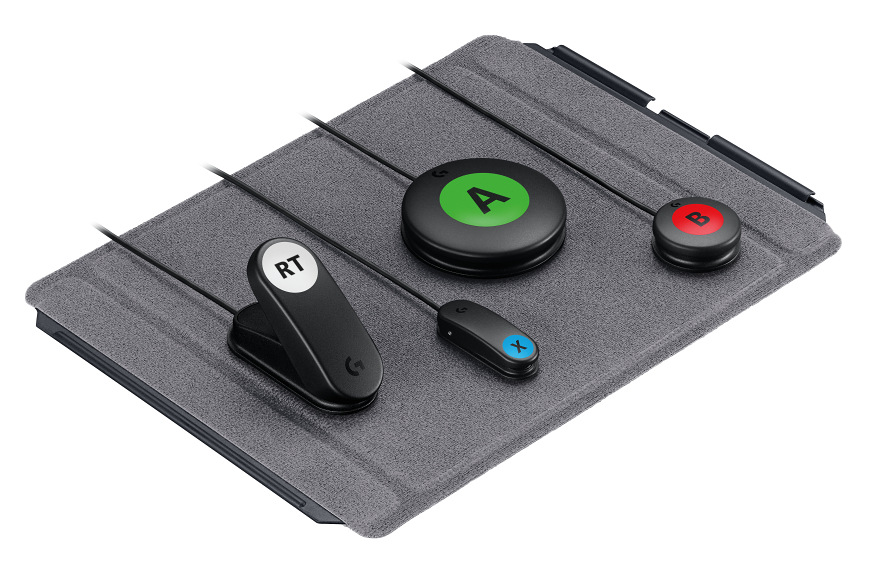 Sada Logitech G Adaptive Gaming Kit - Xbox černé Logitech G Adaptive Gaming Kit pro Xbox s programovatelnými tlačítky na podložce