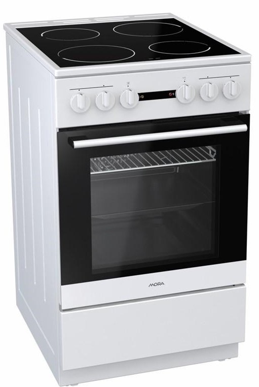 Sklokeramický sporák Mora Premium C 511 BW bílý