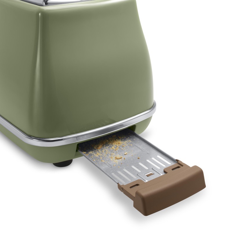 Topinkovač De'Longhi Icona Vintage CTOV2103.GR zelený Topinkovač De'Longhi Icona Vintage CTOV 2103.GR dvouštěrbinový
