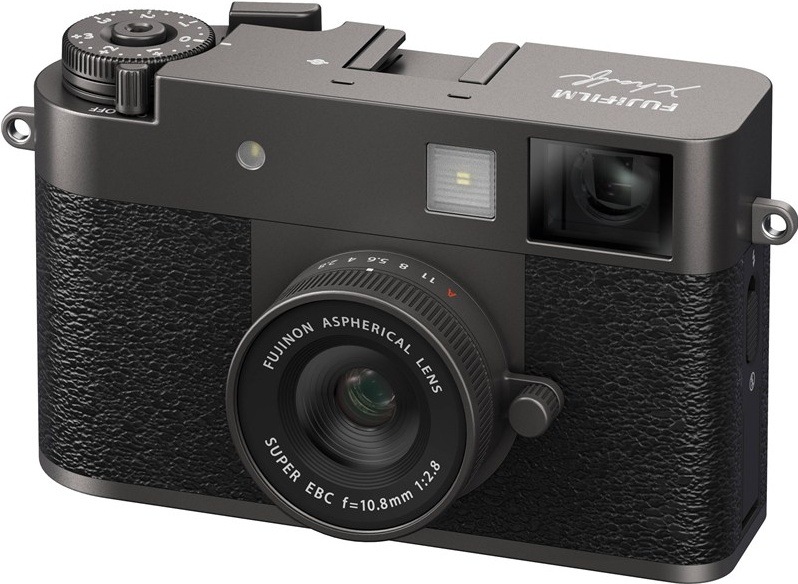 Kompaktní fotoaparát Fujifilm X half, černá/šedá barva