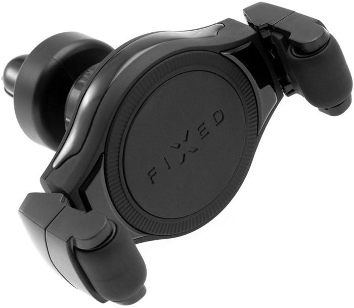 Držák na mobil FIXED Roll Vent s uchycením do mřížky ventilace černý