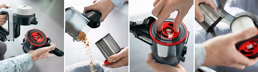Tyčový vysavač Bosch Unlimited 7 BBS711ANM (s baterií) červený Tyčový vysavač Bosch Unlimited 7 BBS711ANM (s baterií) červený