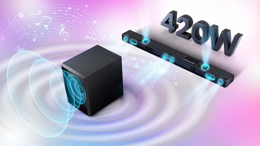 Soundbar Hisense U3120G, černá, Špičkový audiosystém