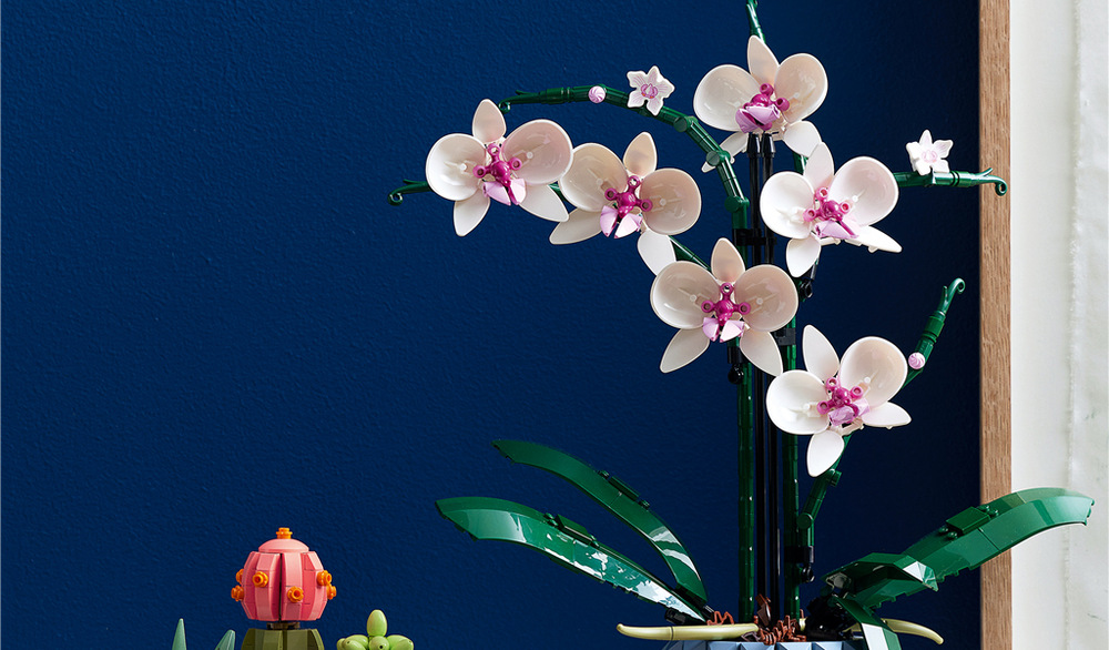 Stavebnice LEGO® Botanicals 10311 Orchidej Elegantní orchidej z kostek LEGO věrně napodobuje skutečnou květinu a nevyžaduje žádnou péči.