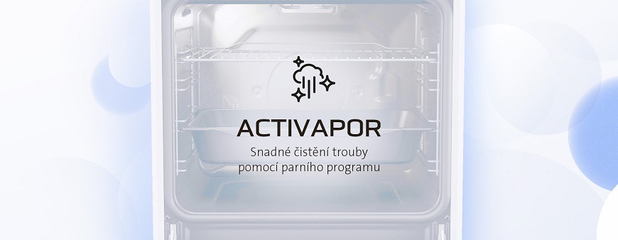 Sporák s indukční varnou deskou ETA 779390000, funkce Activapor