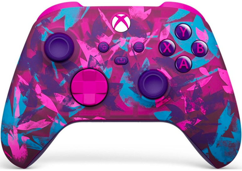 Bezdrátový ovladač Microsoft Xbox Series - Heart Breaker Special Edition - růžový/fialový