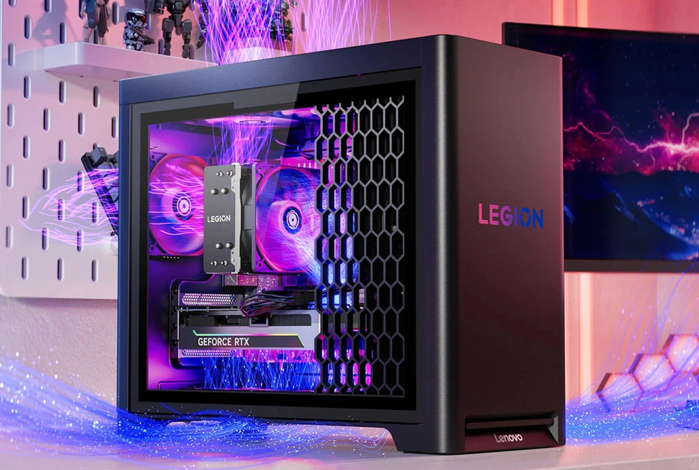 Herní počítač Lenovo Legion T5 30AGB10 + Game Pass předplatné na 3 měsíce černý Lenovo Legion T5 30AGB10 se opírá o propracované chlazení Lenovo Coldfront