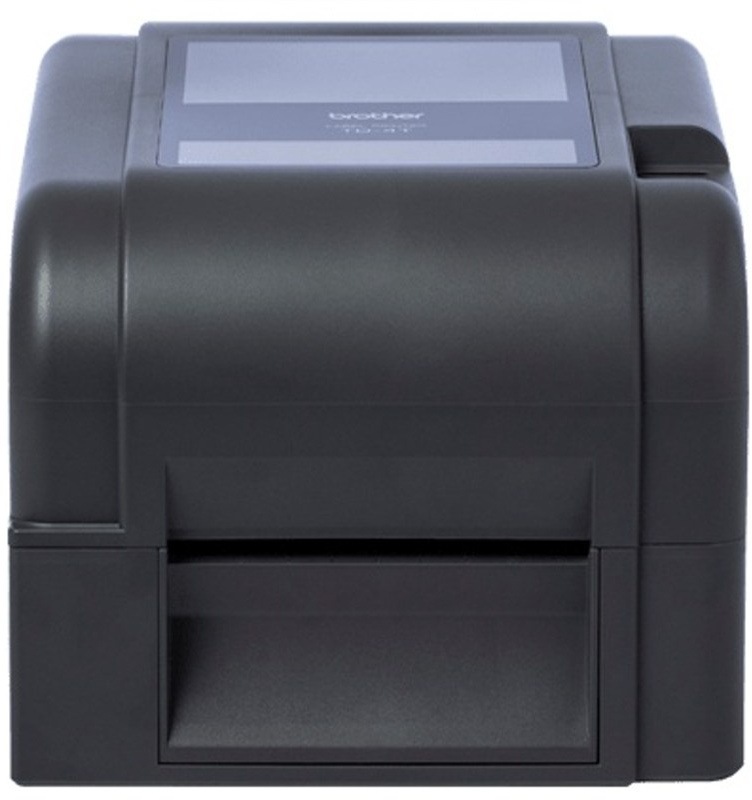 Termotransferová tiskárna etiket Brother TD-4520TN, pohled zepředu.