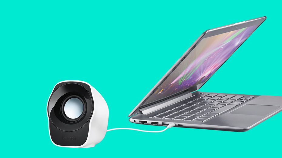 Reproduktory Logitech Z120 2.0 černé/bílé