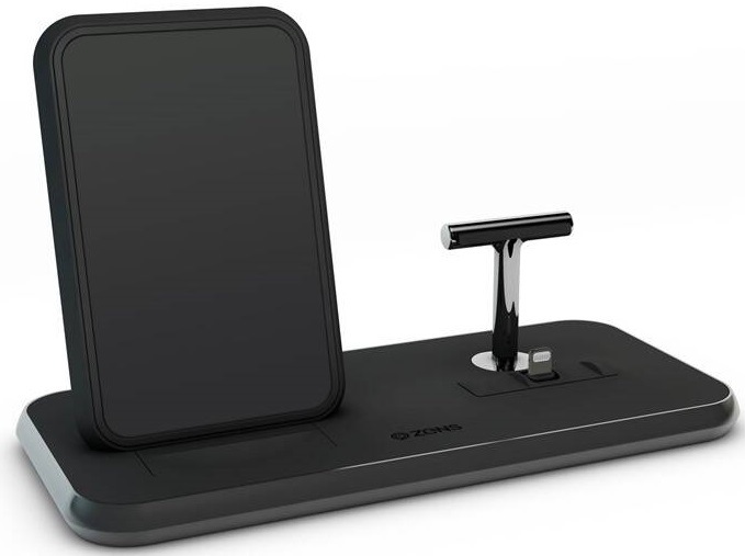 Bezdrátová nabíječka ZENS Stand + Dock černá Bezdrátová nabíječka ZENS Stand + Dock černá