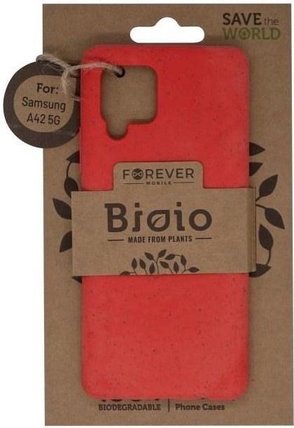 Kryt na mobil Forever Bioio na Samsung Galaxy A42 5G červený