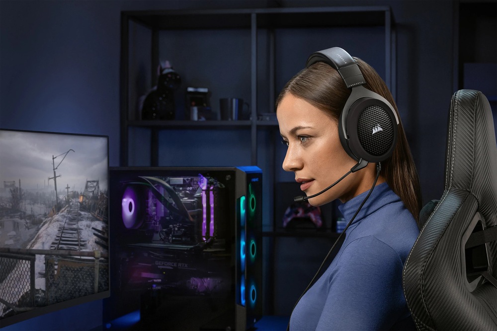 Headset Corsair HS60 HAPTIC carbon