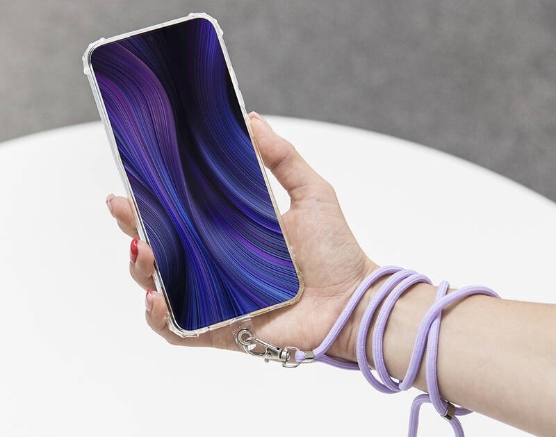 Popruh na krk CPA na telefon, univerzální černý