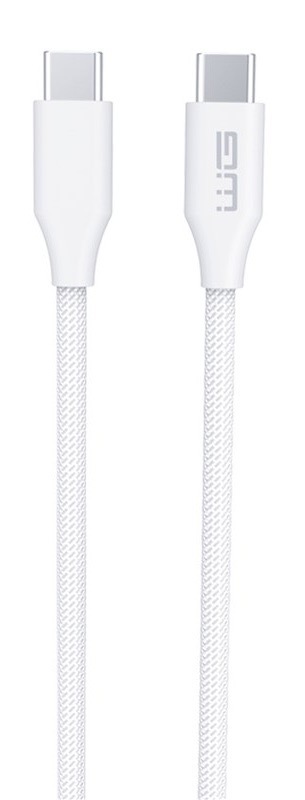 Kabel WG USB-C/USB-C, 60W, 2m bílý