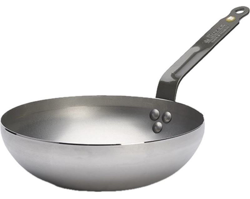 Pánev WOK de Buyer Mineral B 5617.24, 24 cm ocel