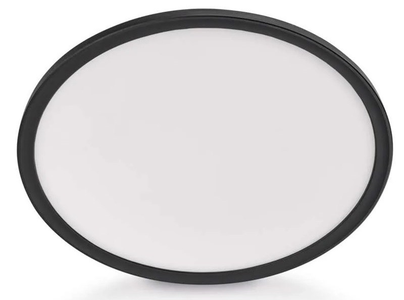 Stropní svítidlo EMOS FLORI, kruh 30cm, 18W, 1800lm, neutrální bílá černé