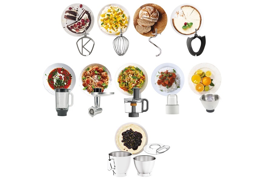 Kuchyňský robot KENWOOD Titanium Chef Baker XL KVL85.704SI stříbrný Food Processor