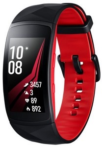 Fitness náramek Samsung Gear Fit2 Pro vel. L černý/červený