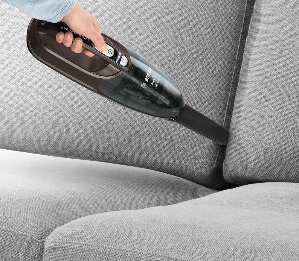 Akumulátorový vysavač Bosch Move BHN16L hnědý Silný čisticí výkon