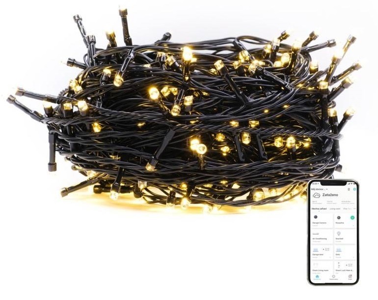 Vánoční osvětlení IMMAX NEO LITE SMART LED - řetěz, 400ks diod WW, Wi-Fi, TUYA, 40m