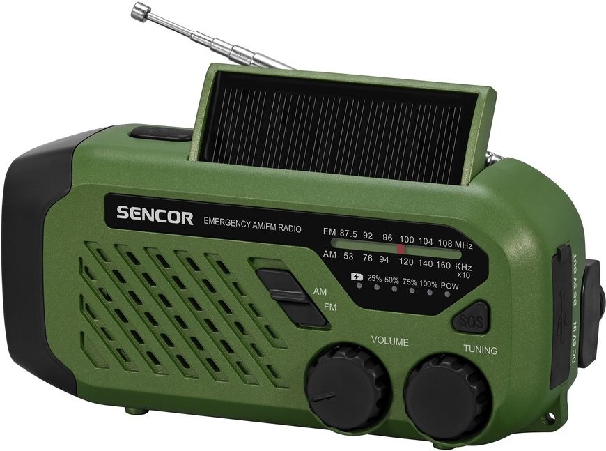 Radiopřijímač Sencor SRD 1000CL GR zelený