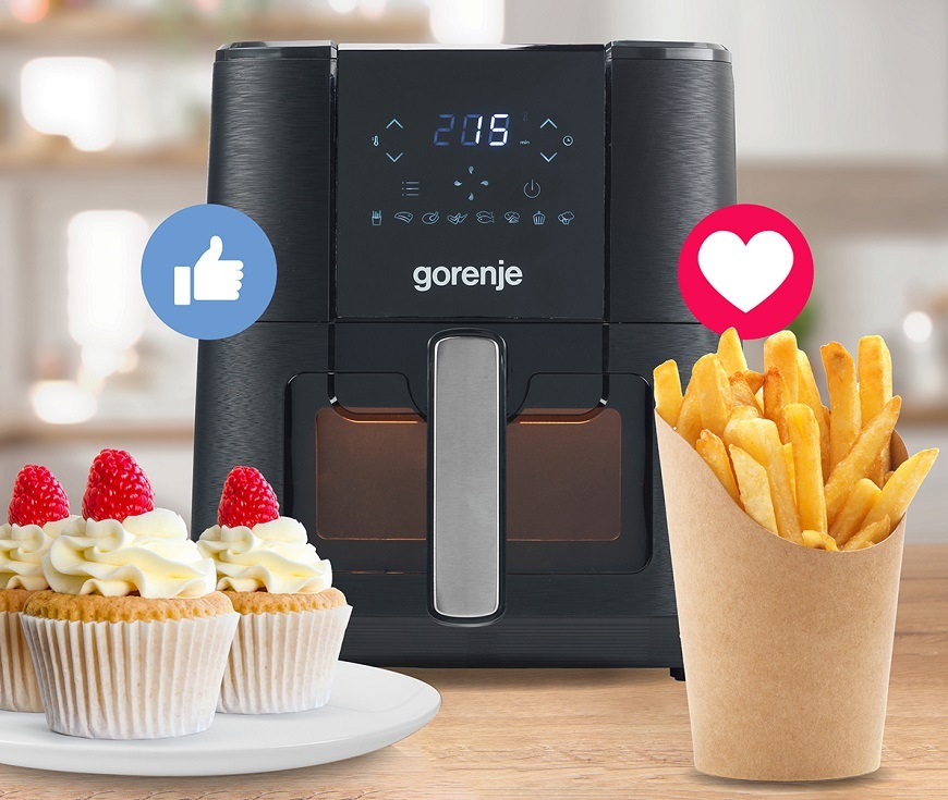 Fritéza horkovzdušná Gorenje AF1350DWB černá Horkovzdušná fritéza Gorenje AF1350DWB, černá