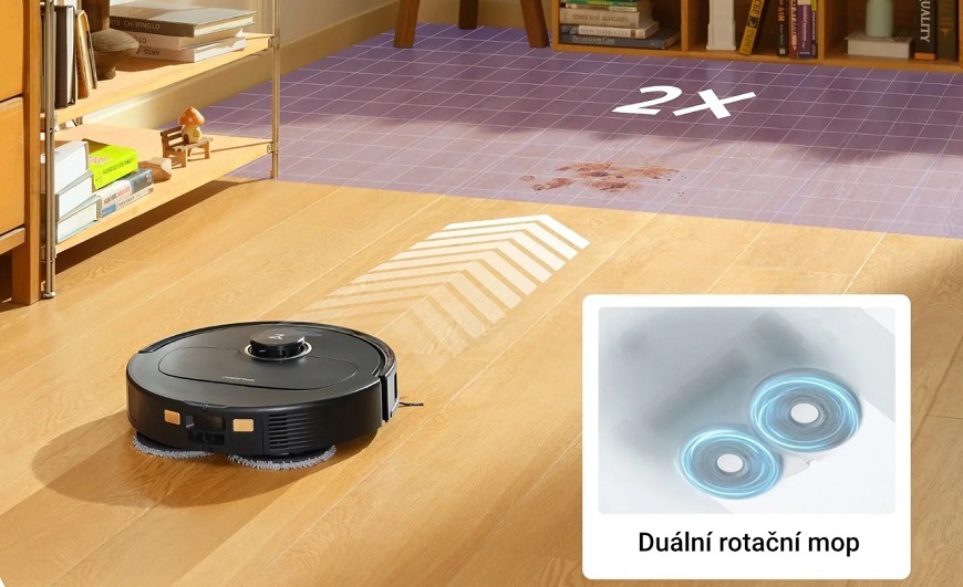 Robotický vysavač Roborock Qrevo Pro White bílý Robotický vysavač Roborock Qrevo Pro White bílý