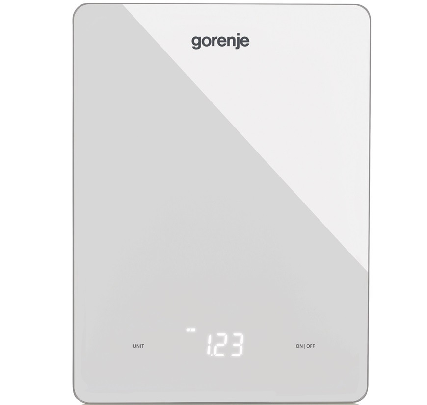 Kuchyňská váha Gorenje KT10LBW, bílá, funkce TARE
