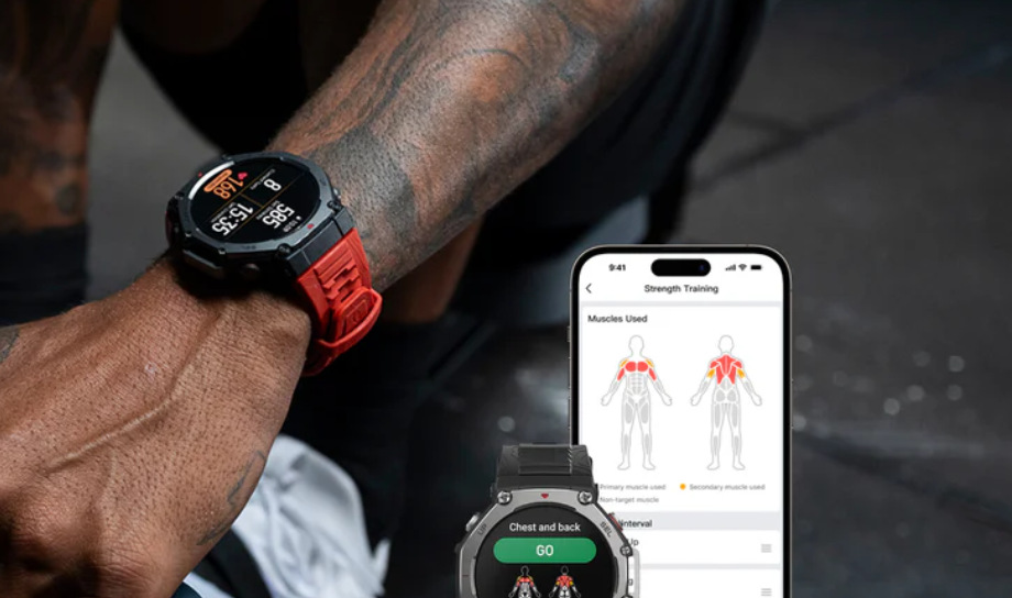 Chytré hodinky Amazfit T-Rex 3 černé