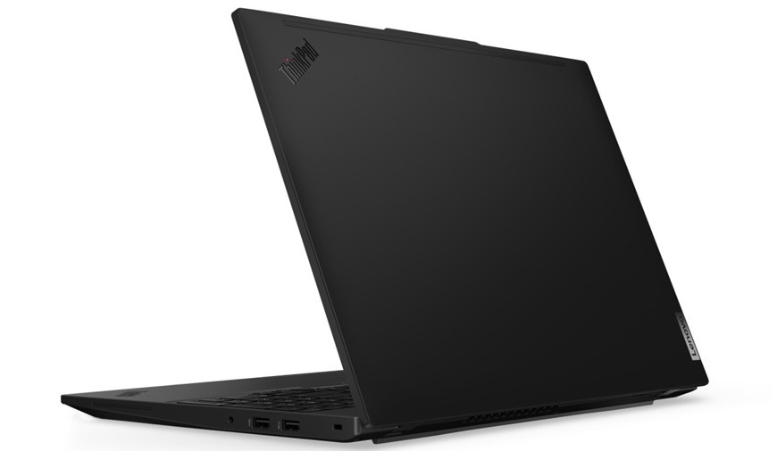 Notebook Lenovo ThinkPad L16 Gen 2 černý Detail obrázku Lenovo ThinkPad L16 Gen 2 AMD R5 PRO-215 zezadu.