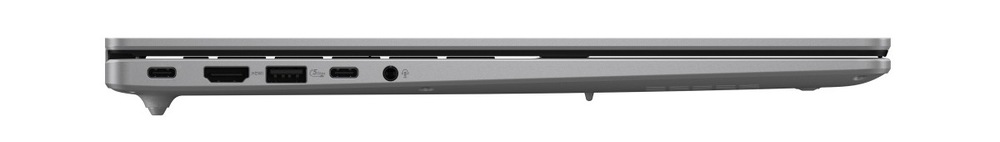 Zavřený notebook Asus Vivobook 16 z profilu