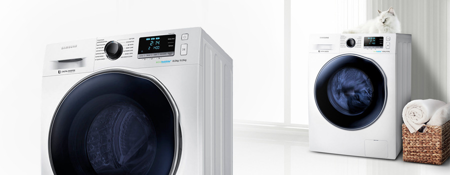Pračka se sušičkou Samsung WD80J6410AW/LE bílá