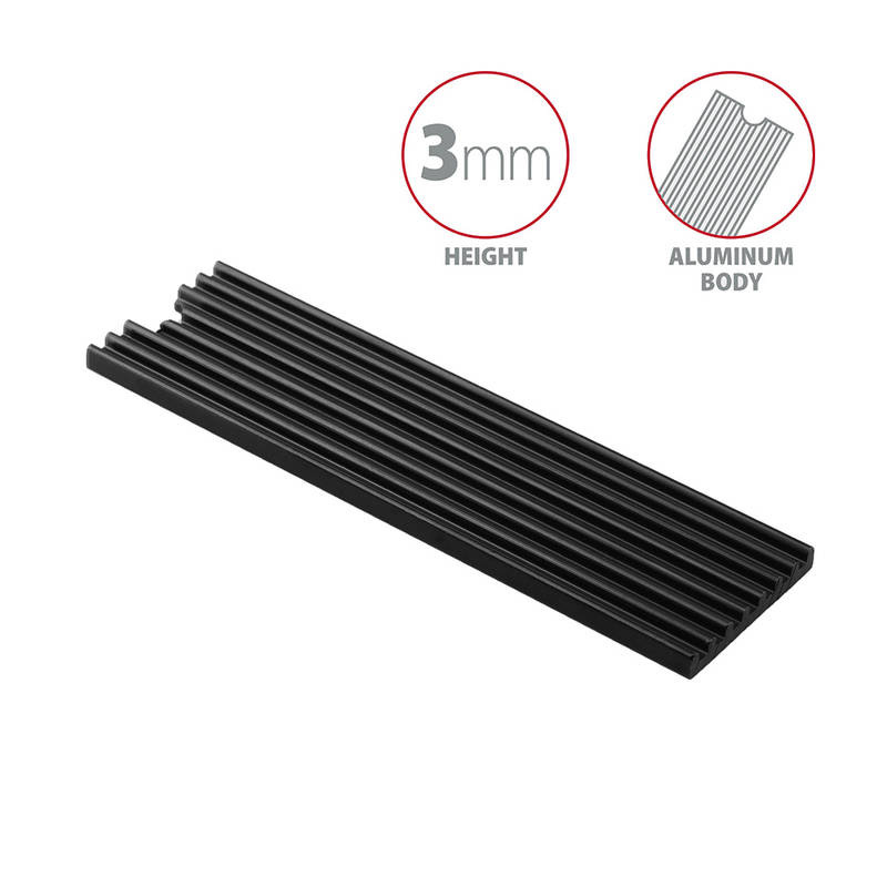 Chladič Axagon pro M.2 2280 SSD 3 mm Axagon CLR-M2L3 ALU