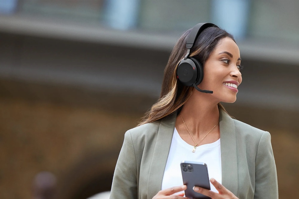 Headset Jabra Evolve2 75, USB-A, MS Stereo Stand černý