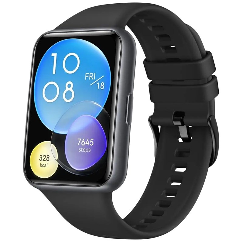 Řemínek FIXED Silicone Strap na Huawei Watch FIT2 černý