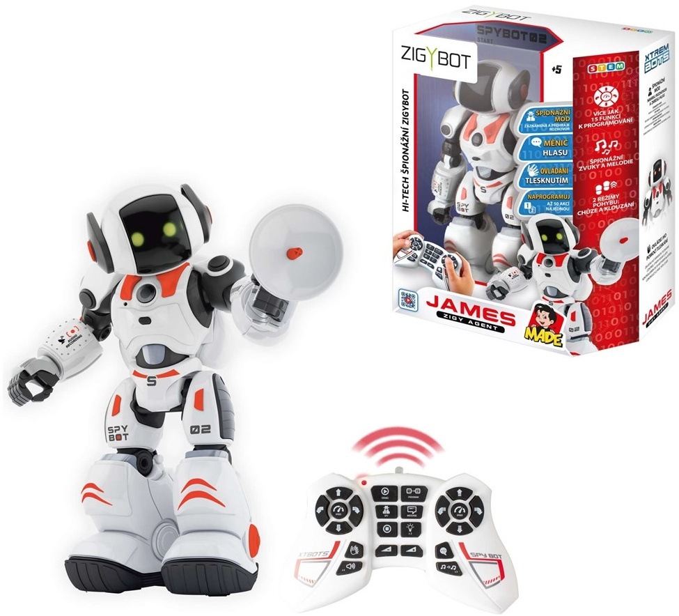 Robot MaDe Zigybot James