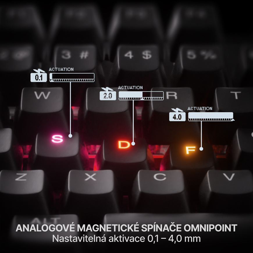 Analogové magnetické spínače OmniPoint s nastavitelnou aktivační vzdáleností od 0,1 do 4,0 mm
