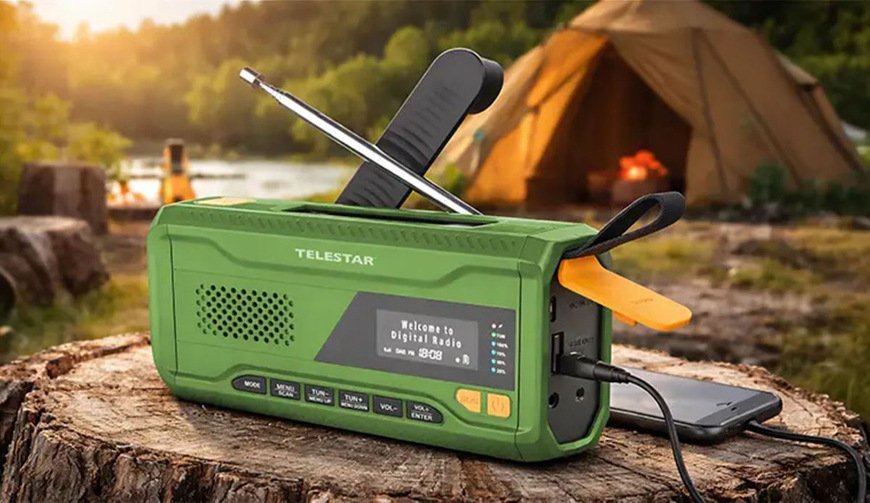 Radiopřijímač s DAB+ Telestar TOP NR 5 zelený Radiopřijímač DAB+ Telestar TOP NR 5, zelené