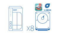 Datové úložiště (NAS) QNAP TS-251B 2G bílé