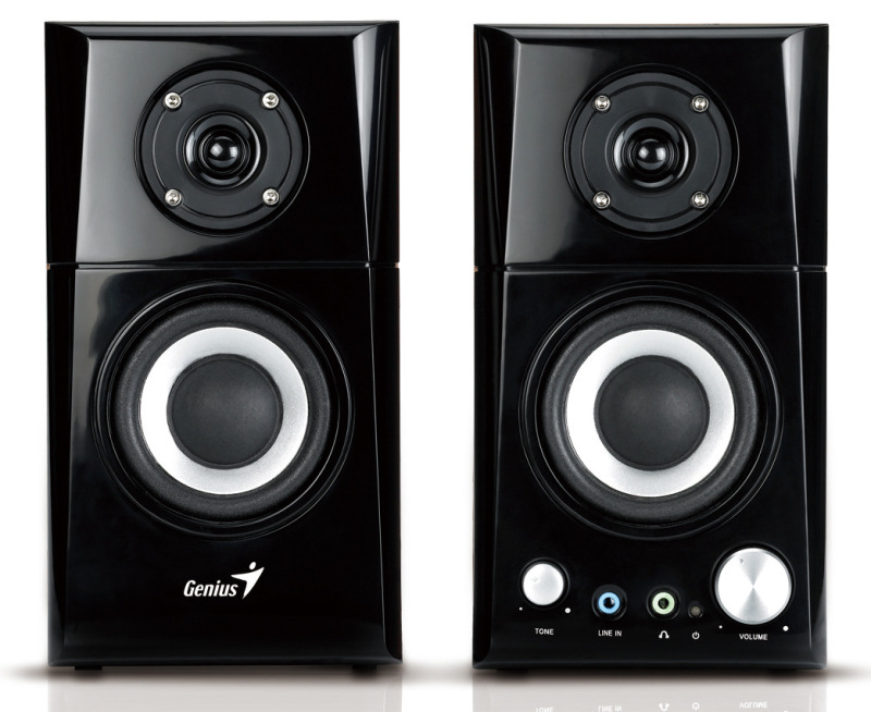 Reproduktory Genius SP-HF 500A 2.0 černé/imitace dřeva