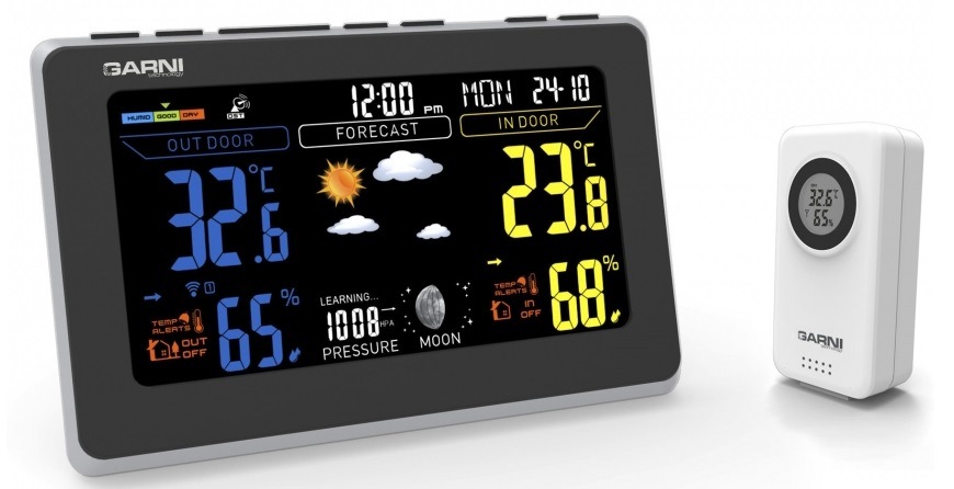 Meteorologická stanice GARNI 570 EASY II stříbrná Meteorologická stanice GARNI 570 EASY II stříbrná