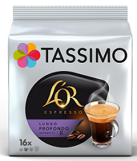Kapsle pro espressa Tassimo L'or Lungo Profondo (16 ks)