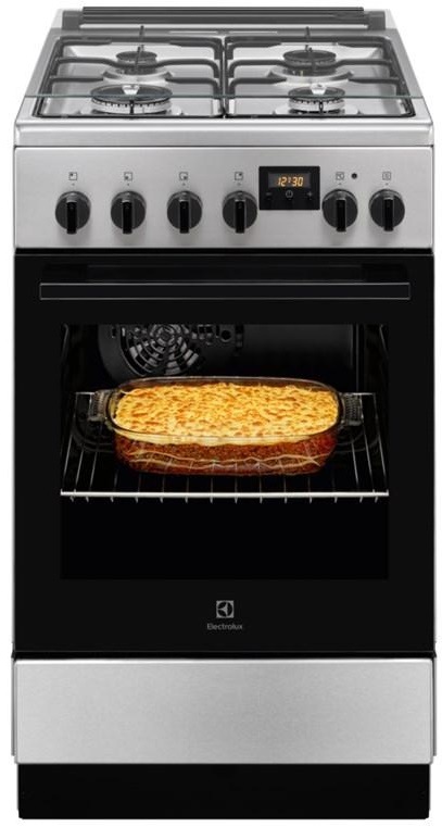 Kombinovaný sporák Electrolux LKK540201X nerez
