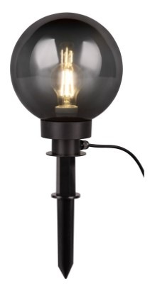 Venkovní svítidlo Reality Bolo, průměr 20 cm černé