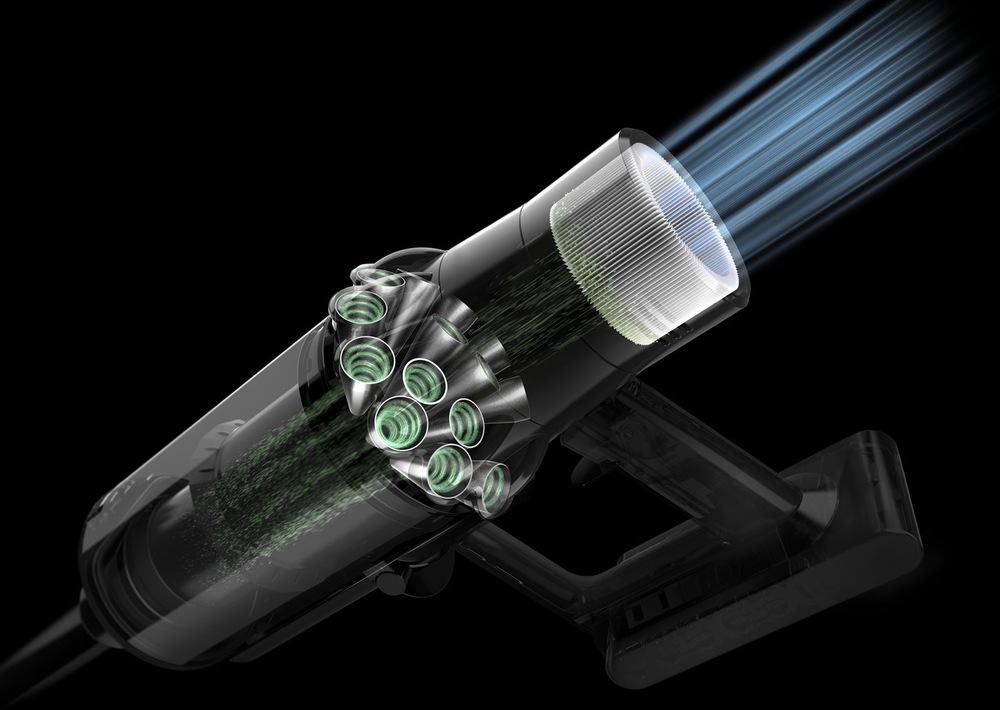 Tyčový vysavač Dyson Digital Slim Fluffy šedý/fialový