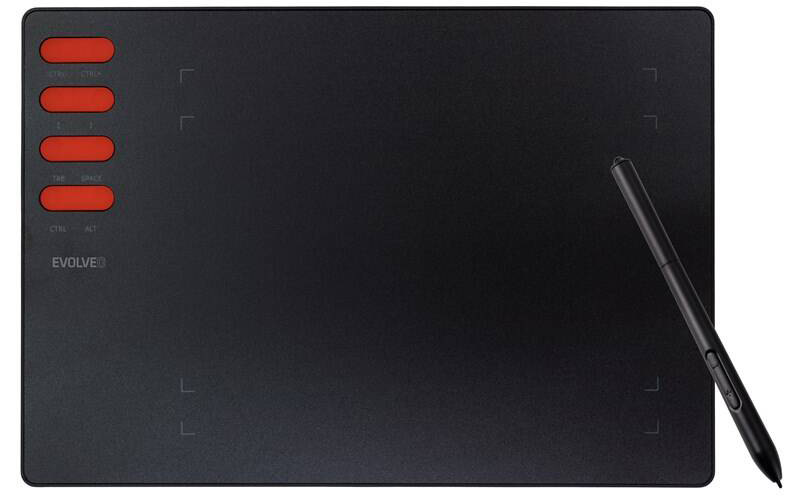Grafický tablet Evolveo Grafico T8 černý