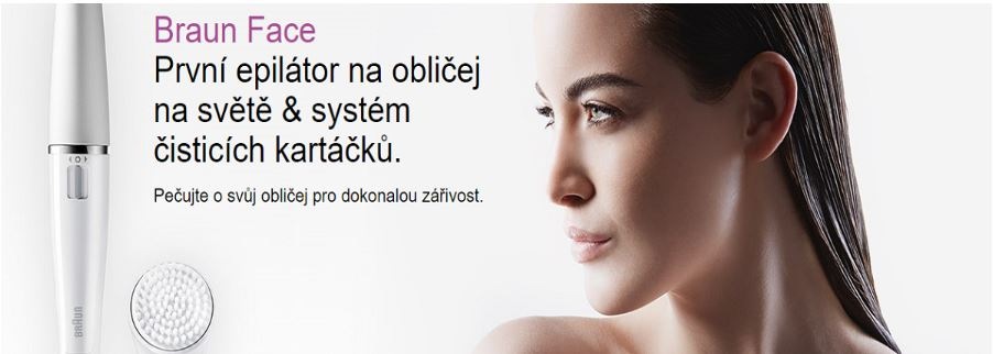Braun Face 810 s čistícím kartáčkem
