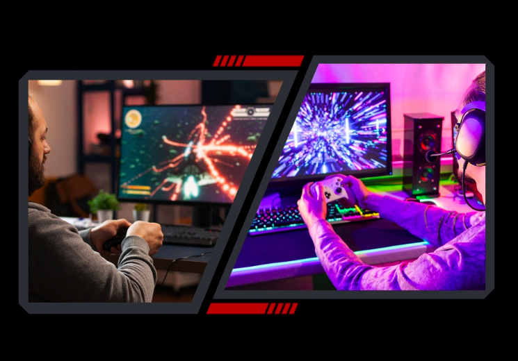 Hráči využívající herní router TP-Link Archer GE400 Gaming při online hraní na PC a herní konzoli