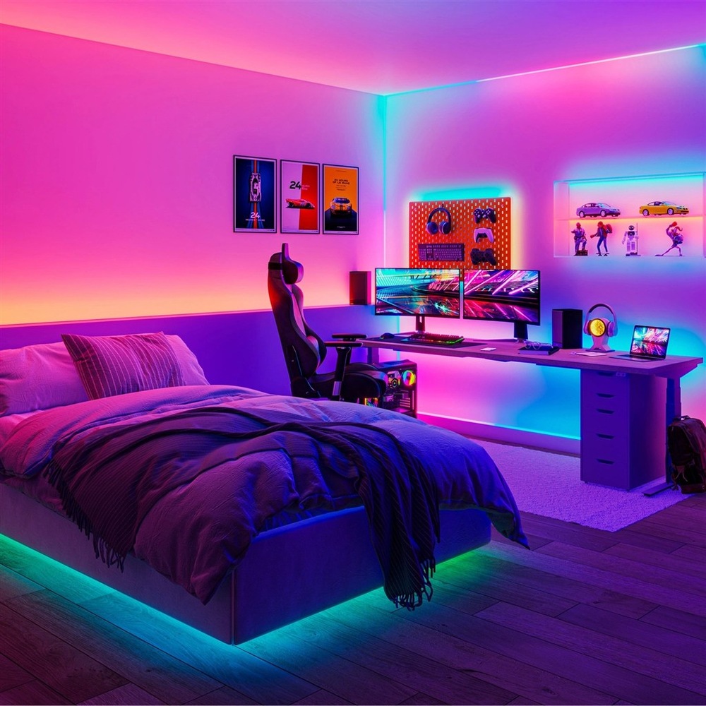 LED pásek Philips Smart LED RGBICWW strip 3m Type-C EU bílý LED pásek Philips Smart LED RGBICWW strip LF snímek
