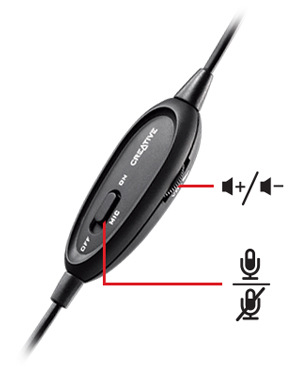 Headset Creative Sound Blaster Blaze černý